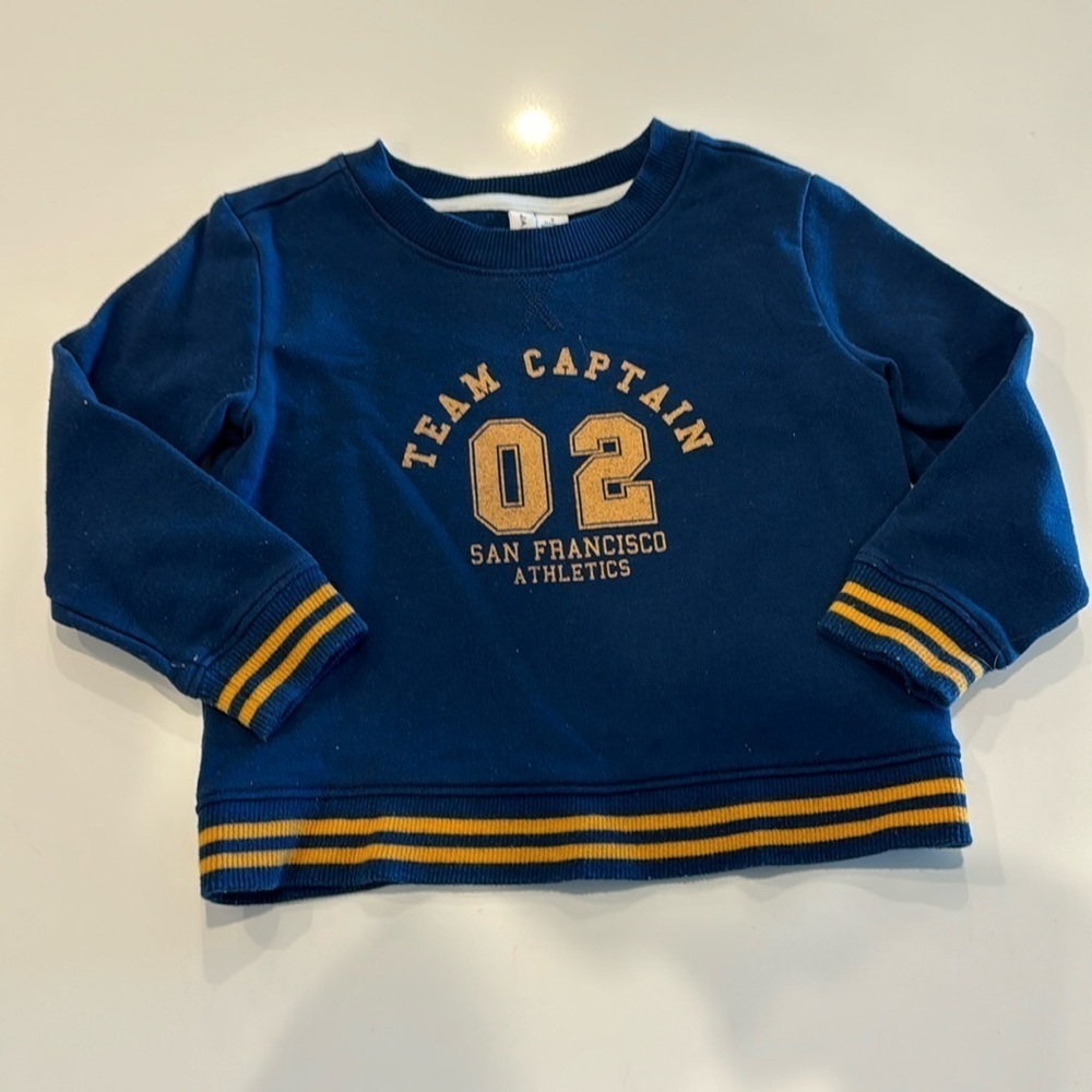 Janie and Jack Team Captain Sweatshirt Size 3